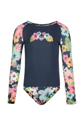 Roxy Morning Flower 50+ Kleinkind Lycra Shirt + Badeslip Blau, , Größe: 92