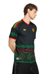 adidas Jamaika Away Replica Herren Fussballtrikot WM 2026 Schwarz, Herren, Größe: M