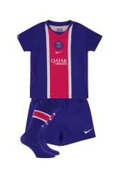 Nike Paris St.Germin Home Replica Mini Kinder Fussballset 26/27 Blau, , Größe: 116