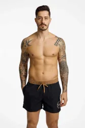 Quiksilver Too Fine Volley Herren Badeshort Schwarz, Herren, Größe: M