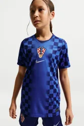 Nike Kroatien Away Replica Kinder Fussballtrikot WM 2026 Blau, , Größe: 164