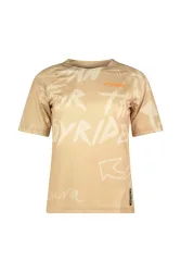 Endura SingleTrack Print Damen Biketrikot Beige, Damen, Größe: XS
