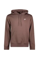 Nike Club Herren Hoodie Braun, Herren, Größe: S