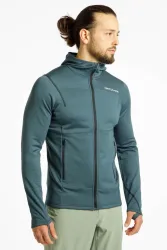 ORTOVOX Herren Fleecejacke Light Hoodie petrol | L