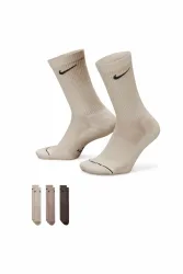 Nike 3-Pack Everyday Elevated 35-45.5 Socken Braun, Herren, Größe: II