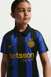Nike Inter Mailand Home Replica Kinder Fussballtrikot 26/27 Blau, , Größe: 152