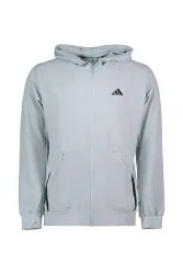 adidas D4T Workout Herren Trainingsjacke Grau, Herren, Größe: L