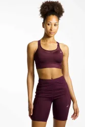 ASICS Road Combination High Damen Sport-BH Aubergine, Damen, Größe: M