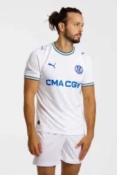 PUMA Olympique Marseille Home Replica Herren Fussballtrikot 26/27 Weiss, Herren, Größe: XL