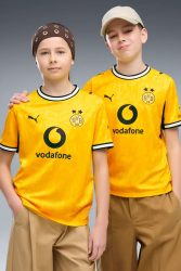 PUMA Borussia Dortmund Home Replica Kinder Fussballtrikot 26/27 Gelb, , Größe: 164
