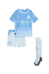 PUMA Machester City Home Replica Mini Kinder Fussballset 26/27 Blau, , Größe: 104