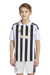 adidas Juventus Turin Home Replica Kinder Fussballtrikot 26/27 Schwarz, , Größe: 140