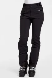 ALBRIGHT Gstaad Softshell Damen Skihose Schwarz, Damen, Größe: 42