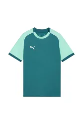 PUMA teamLIGA26 Matchday Kinder T-Shirt Grün, , Größe: 140