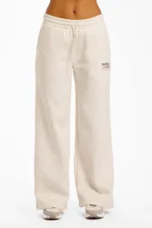 New Balance New Balance W Trackside Fleece Pant Damen, weiss, Grösse: L  Damen, weiss, Grösse: L