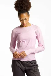 Odlo X-Alp 115 Langarm-Laufshirt für Damen - Trail Running, Wandern - lila, XL