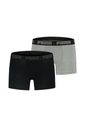 PUMA 2-Pack Everyday Basic Herren Boxershort Grau, Herren, Größe: XL