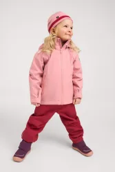 reima Sulkava Mini Kinder Outdoorjacke Rosa, , Größe: 128