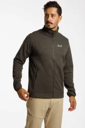 Jack Wolfskin Pinetrail Full-Zip Herren Midlayer Braun, Herren, Größe: S
