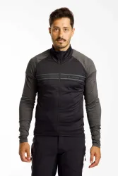 VAUDE Posta LS Herren Biketrikot Grau, Herren, Größe: M