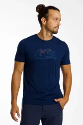 Ortovox 150 Cool Vintage Badge Herren T-Shirt Blau, Herren, Größe: S