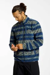 Quiksilver No Destination Herren Midlayer Blau, Herren, Größe: S