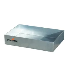 Steinbock® Paletten-Kleingebinde-Auffangwanne aus Stahl, verzinkt, HxBxT 120 x 600 x 400 mm, Auffangvolumen 22 Liter