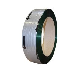 Umreifungsband aus PET, High Quality, geprägt, 15,5 mm x 1.750 lfm., Kern-Ø 406 mm, Stärke 0,70 mm, grün