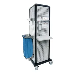 Kappes RasterPlan Hygienestation, mobil, ohne Tür, HxBxT 2.175 x 700 x 700 mm, Modell 3