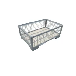 Euro-Gitterbox, 4 feste Wände, Höhe 570 mm