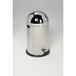 VAR® Tret-Abfallsammler Edelstahl, 22 Liter
