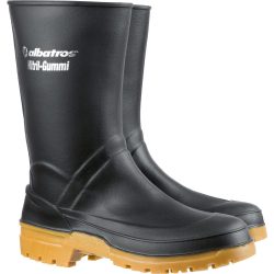 albatros GUARDIAN MID BLACK Nitrilgummistiefel Grösse 46, schwarz