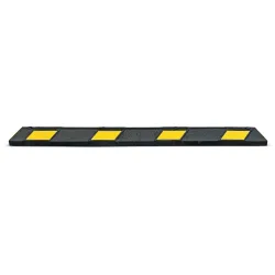 Radstopp Park-AID®, LxBxH 1800 x 150 x 100 mm, schwarz / gelb Moravia