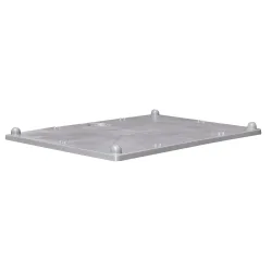 Stülpdeckel für Grossbehälter aus Polypropylen, BxT 1.200 x 800 mm, anthrazit