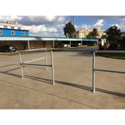 KwikKit® Sicherheitsgeländer, gerade, Länge 3.000 mm, verzinkt