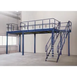Lagerbühnen-Modulsystem GF, TK 350 kg/m², BxT 5.000 x 3.000 mm, lichtgrau