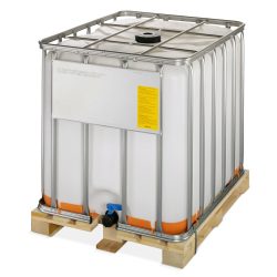 IBC-Container Ex-Ausführung, auf Kunststoff-Palette, 1.000 Liter