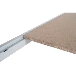 Fachboden für ManOrga Weitspannregal, mit Spanplatten, graphitgrau/lichtgrau, BxT 1.800 x 800 mm