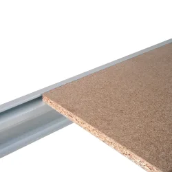 Fachboden für ManOrga Weitspannregal, mit Spanplatten, BxT 2.700 x 600 mm