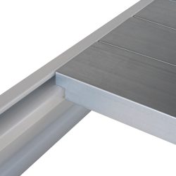 Fachboden für ManOrga Weitspannregal, mit Stahlpaneelen, BxT 2.700 x 800 mm