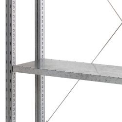 Fachboden für ManOrga Fachbodenregal, mit Stahlpaneel-Fachböden, BxT 1.300 x 800 mm