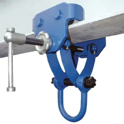 kaiserkraft Rollklemme, Greifbereich 76 - 203 mm, Tragfähigkeit 3000 kg