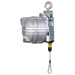 Balancer, ohne Arretierung, Aluminiumgehäuse, Seilauszug 2,5 m, TK 160-180 kg