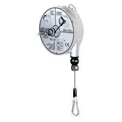 Federzug, ohne Arretierung, Aluminiumgehäuse, Seilauszug 4,5 m, TK 10-14 kg
