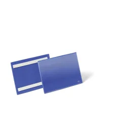 Durable Selbstklebende Kennzeichnungstasche PP 223 x 163 x 17 mm 50 Stück