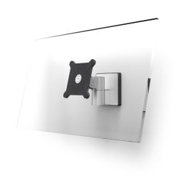 Monitor-Wandhalterung Durable, für 1 Display 21-27?, bis 8 kg, VESA, dreh- & neigbar, metallic silber