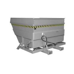 Bauer® Kippbehälter Typ BKC-H, Volumen 4,0 m³, RAL 7005 mausgrau