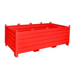 Klappbodenbehälter SB 2000, rot
