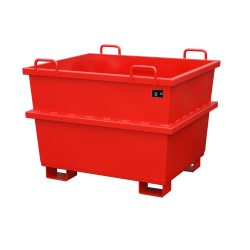 Bauer® Universal-Container Typ UC, Volumen 0,75 m³, RAL 3000 feuerrot