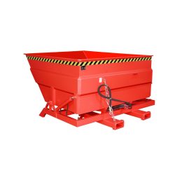 Bauer® Kippbehälter Typ BKC-H, Volumen 3,0 m³, RAL 3000 feuerrot